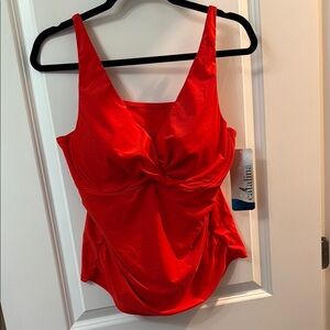 Catalina Scarlet Swim Top